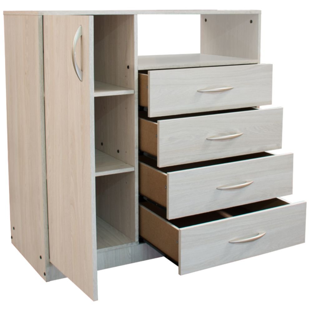 Chiffonier 4 cajones 1 puerta